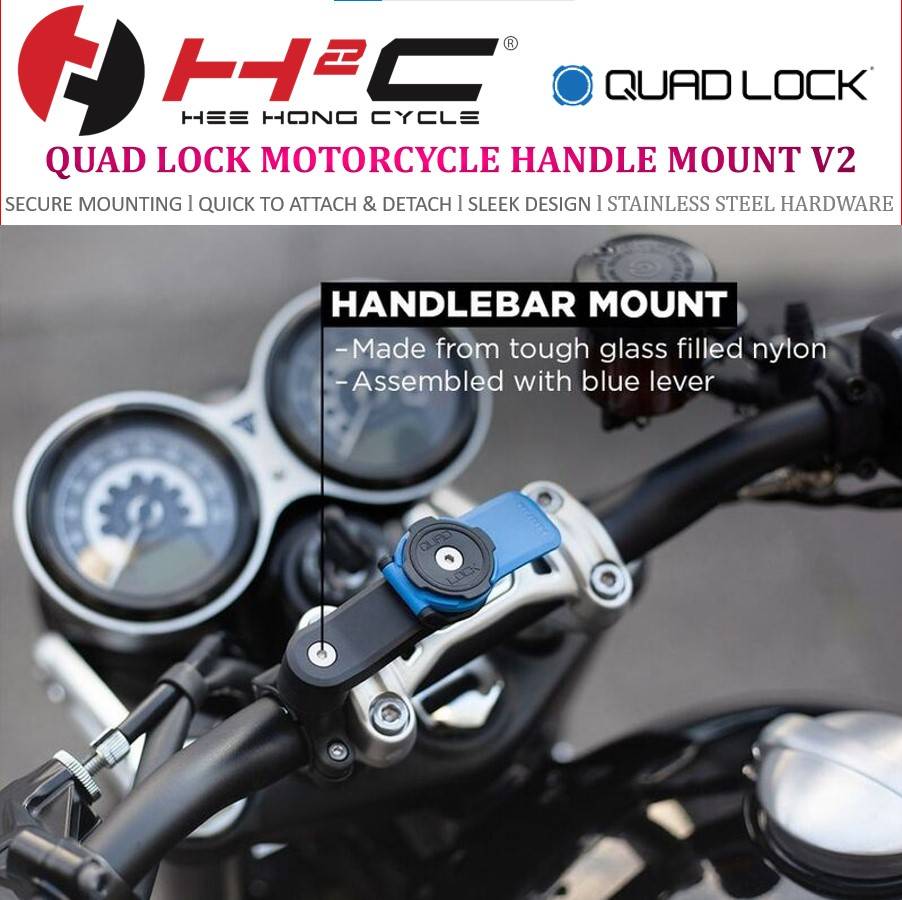 QUAD LOCK MOTORCYCLE HANDLE MOUNT V2